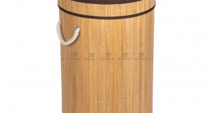 Bamboo waste basket with lid Wholesale